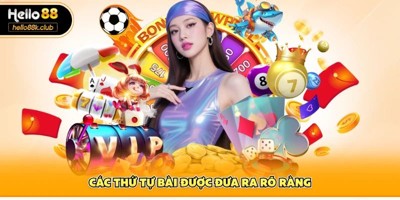 Poker Omaha Hello88 – Luật Chơi Và Chiến Thuật Chuẩn 2 Các thứ tự bài được đưa ra rõ ràng