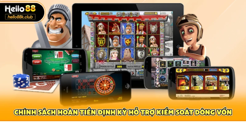 Nổ Hũ Kim Cương – Săn Jackpot Khổng Lồ Cùng Hello88 3 Chính sách hoàn tiền định kỳ hỗ trợ kiểm soát dòng vốn