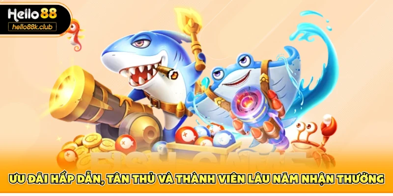 Ưu đãi hấp dẫn, tân thủ và thành viên lâu năm nhận thưởng